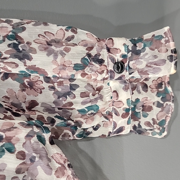 Rag and Bone Sheer Flower Button Down - Picture 4 of 4